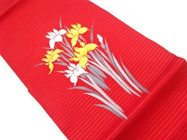6774013: JAPANESE KIMONO / VINTAGE NAGOYA OBI FOR SUMMER / SHIOZE